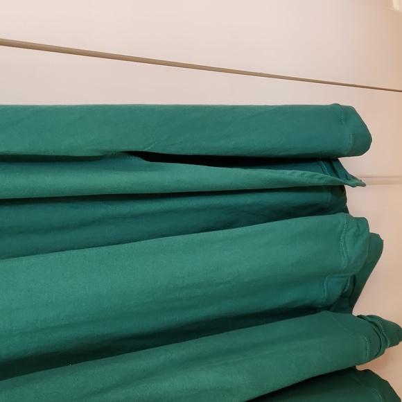 Natural Life All Day Cotton Tee Dress Teal Green Maxi Boho Lagenlook Size M - Picture 6 of 13